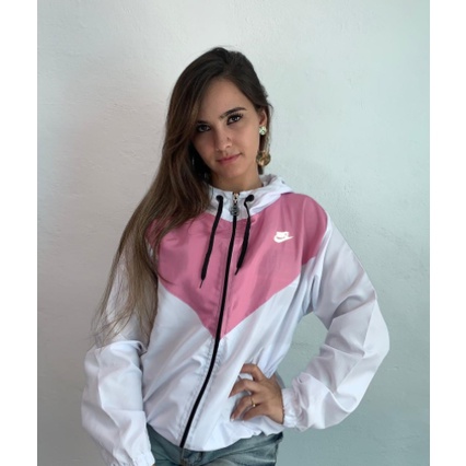 Corta vento rosa store nike