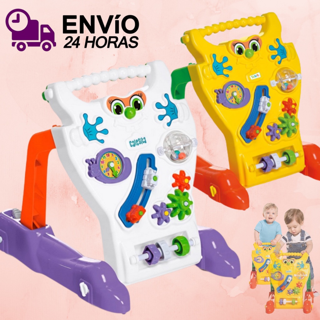 Andador Bebê Infantil Feliz - Brinquedo Educativo Didático Para Bebê ...