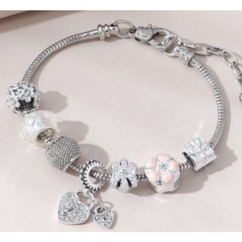 Pulseira LiFe Estilo Pandora Vivara Acessório Feminino Com Berloques ...