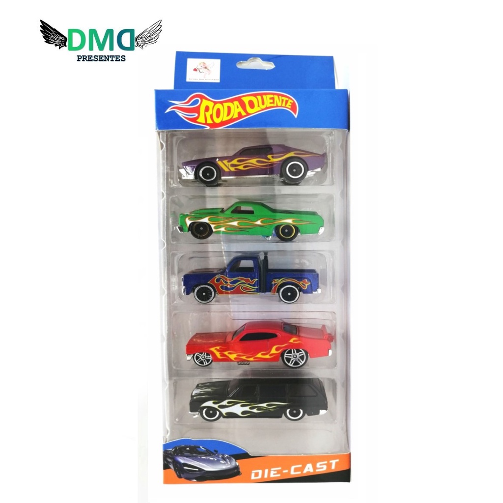 Kit 10/5 Carrinhos Hot Car Ferro Raros Tipo Hot Wheels - Kids Think Big -  Carrinho de Brinquedo - Magazine Luiza