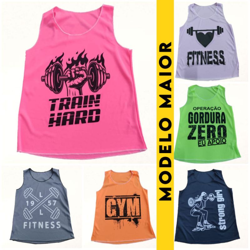 Regatas fitness hot sale atacado