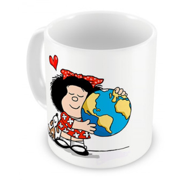 Caneca Mafalda Mundo Shopee Brasil 