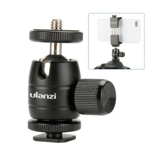 Bola Adaptador 1/4 Para Tripé Camera Dslr Gopro Osmo Ulanzi