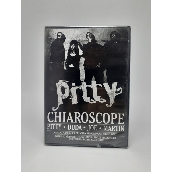 Dvd Pitty, Chiaroscope - Original | Shopee Brasil