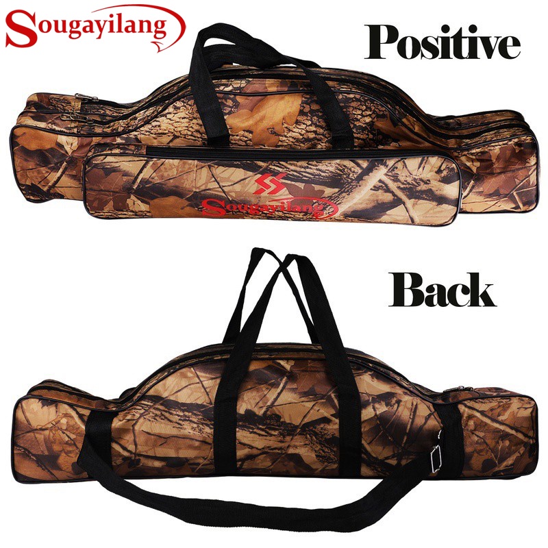 Fishing Tackle Bags Portable Outdoor Fishing 80cm Waterproof Fishing Tackle Rod Bag With Straps