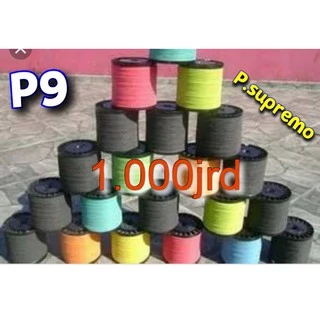 Linha pra pipa P9 poder Supremo 2 carreteis de 500jrd Lisa promoção total 1.000jrd