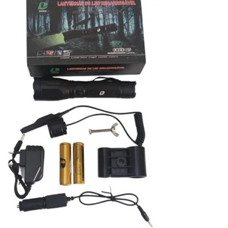Lanterna Led Luz Verde Tática Caça Pesca Original Luz Fixa