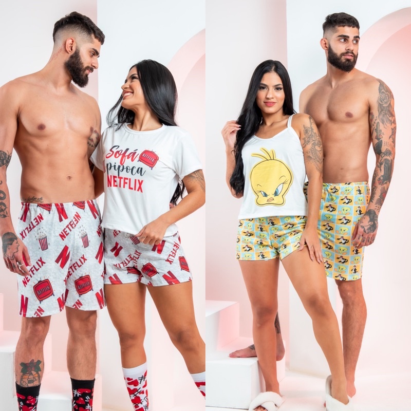 Pijama de Casal - Kit Mozão l Roupa de Dormir