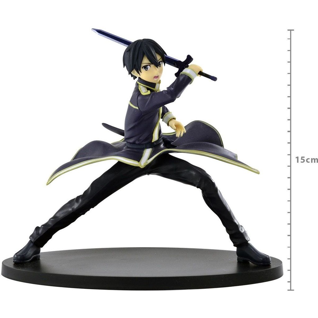 Boneco Sword Art Online Alicization Rising Steel Knight Kirito Bandai  Banpresto