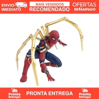 Boneco Homem Aranha Com Garras Novo Uniforme Do Aranha De Ferro Vingadores Colecionável em Oferta na Shopee