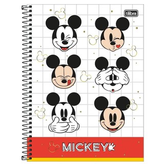 Caderno Mickey 16 Matérias 256 folhas - Tilibra