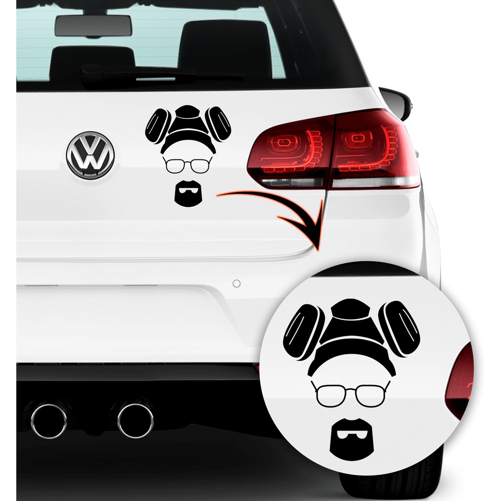 Adesivi Breaking Bad per pareti e auto, adesivo Heisenberg