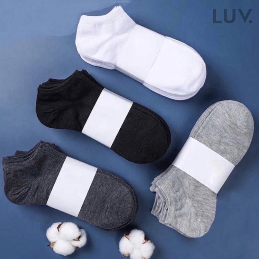 Kit 12 Pares de Meias Soquete Masculina Adulto 