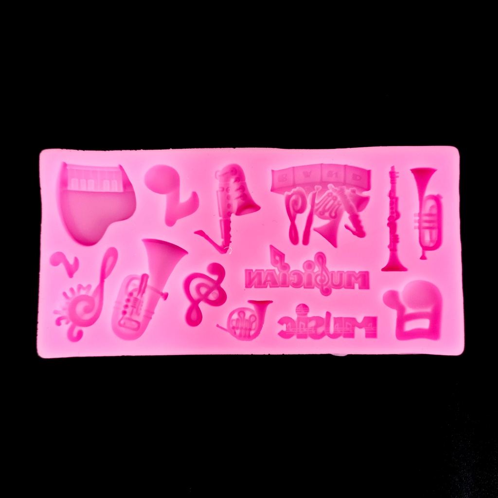 Molde de Silicone de Instrumentos Musicais para Pasta Americana e