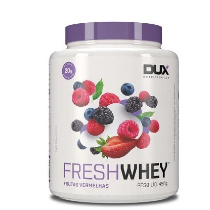 Whey Protein Freshwhey Dux Nutrition – 450G Frutas Vermelhas