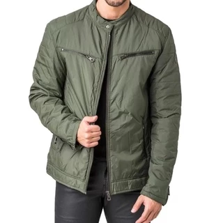 Jaqueta Masculina Nylon Zíper Verde Militar Zune