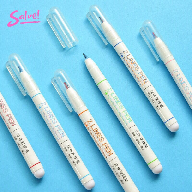 Caneta 2 Linhas | 2 Line Pen (Importada) | Shopee Brasil