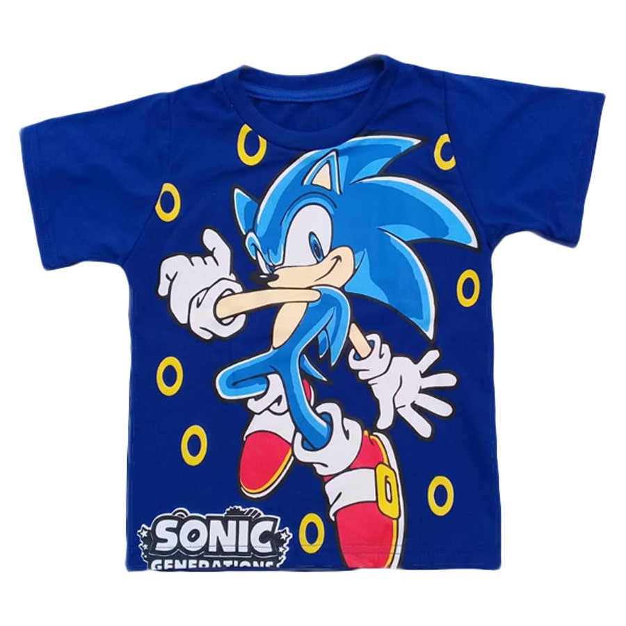 Camiseta Infantil Sonic  Elo7 Produtos Especiais