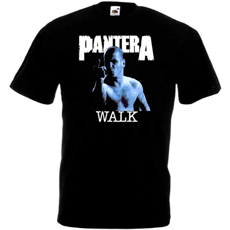 Unisex Wild Pantera Walk V20 Camiseta Heavy Metal Preto Camisetas Criativas  Mans Entrega Rápida