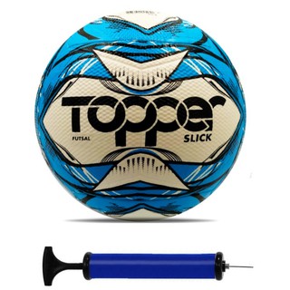 Bola Topper Slick Ii Futsal Futebol de salão Oficial Original + Bomba de ar