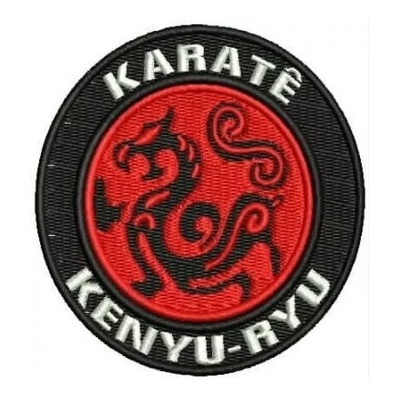 Patch Bordado Karate Kenyu-ryu Para Kimono Artes Marcias | Shopee Brasil