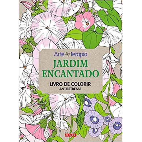 Livro De Colorir Jardim Encantado Antiestresse 1 Edição | Shopee Brasil