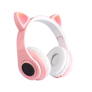 Fone Orelha de Gato Gatinho Cat 5.0 Bluetooth Ear Com Led Rgb Headphone  Original E11