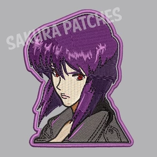 Patch Major Kusanagi Motoko ghost in the shell anime bordado termocolante