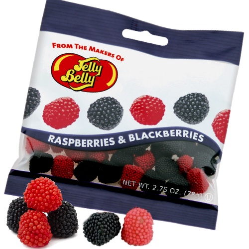 Doces Importados dos EUA - Jelly Belly Raspberry & Blackberry | Shopee ...