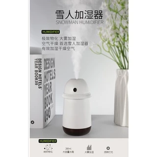 Umidificador Boneco de Neve Ultra-sônico Mini USB Aromatizador 280 ml 9026 - Não usar essência a base de óleo