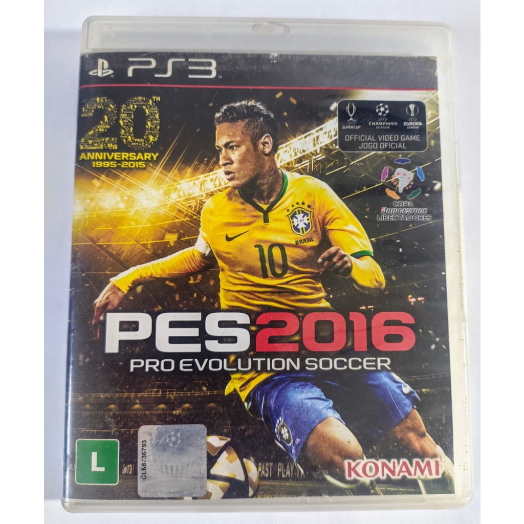 Pes 2016 Ps3 Original Midia Física , A Pronta Entrega