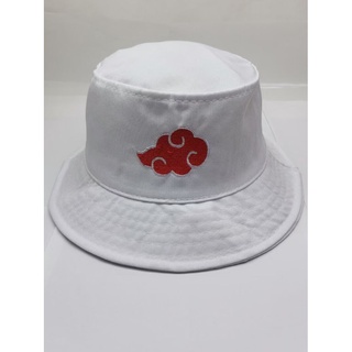 Chapéu Naruto Akatsuki Bucket Hat New Cap Anime Nuvem - Megafull