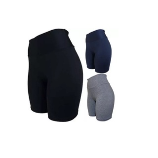 Kit 3 Shorts Suplex Fitness Feminina Ciclista Atacado Meia coxa