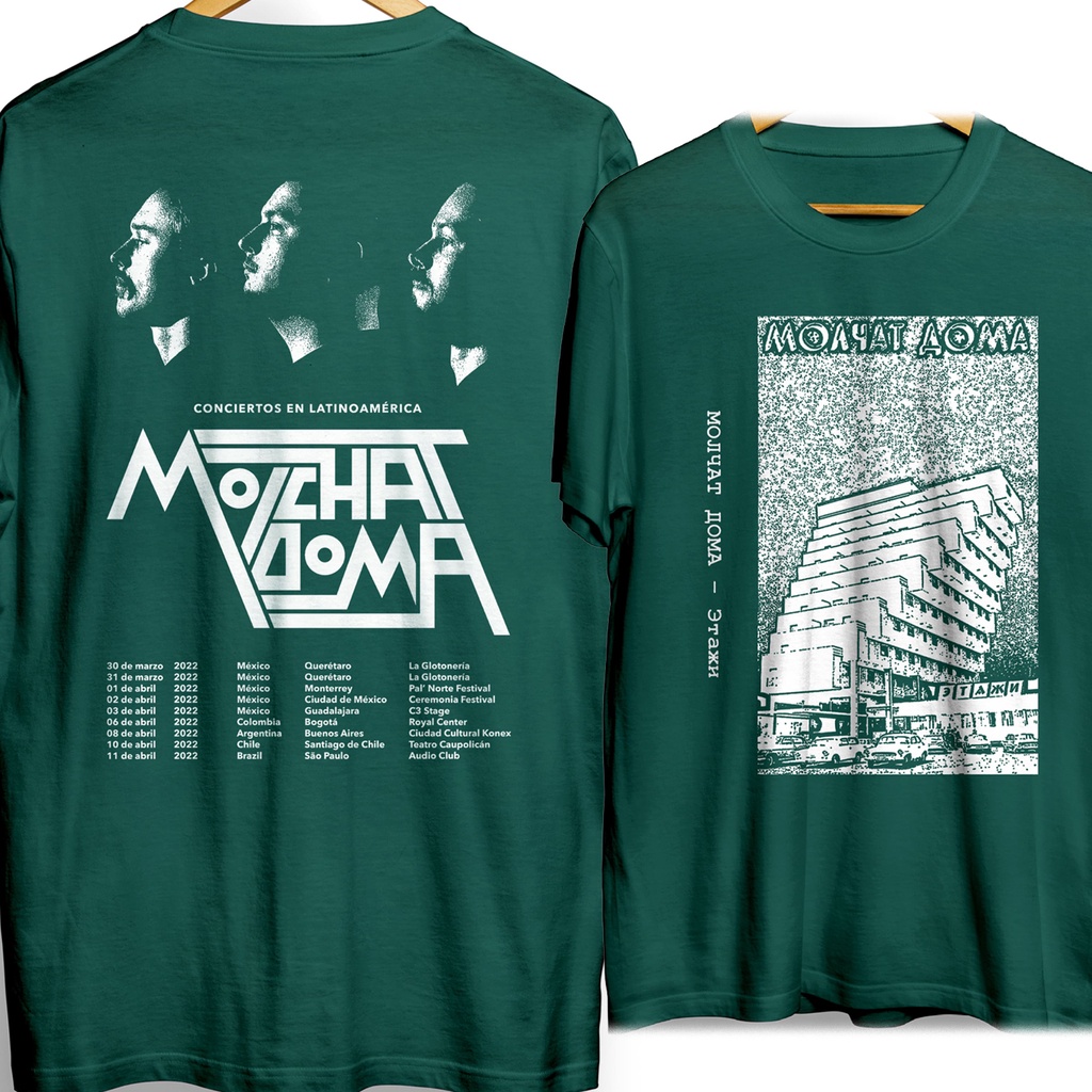 Camiseta Camisa Blusa Molchat Doma Etazhi Tour 2022 Datas Brasil São Paulo