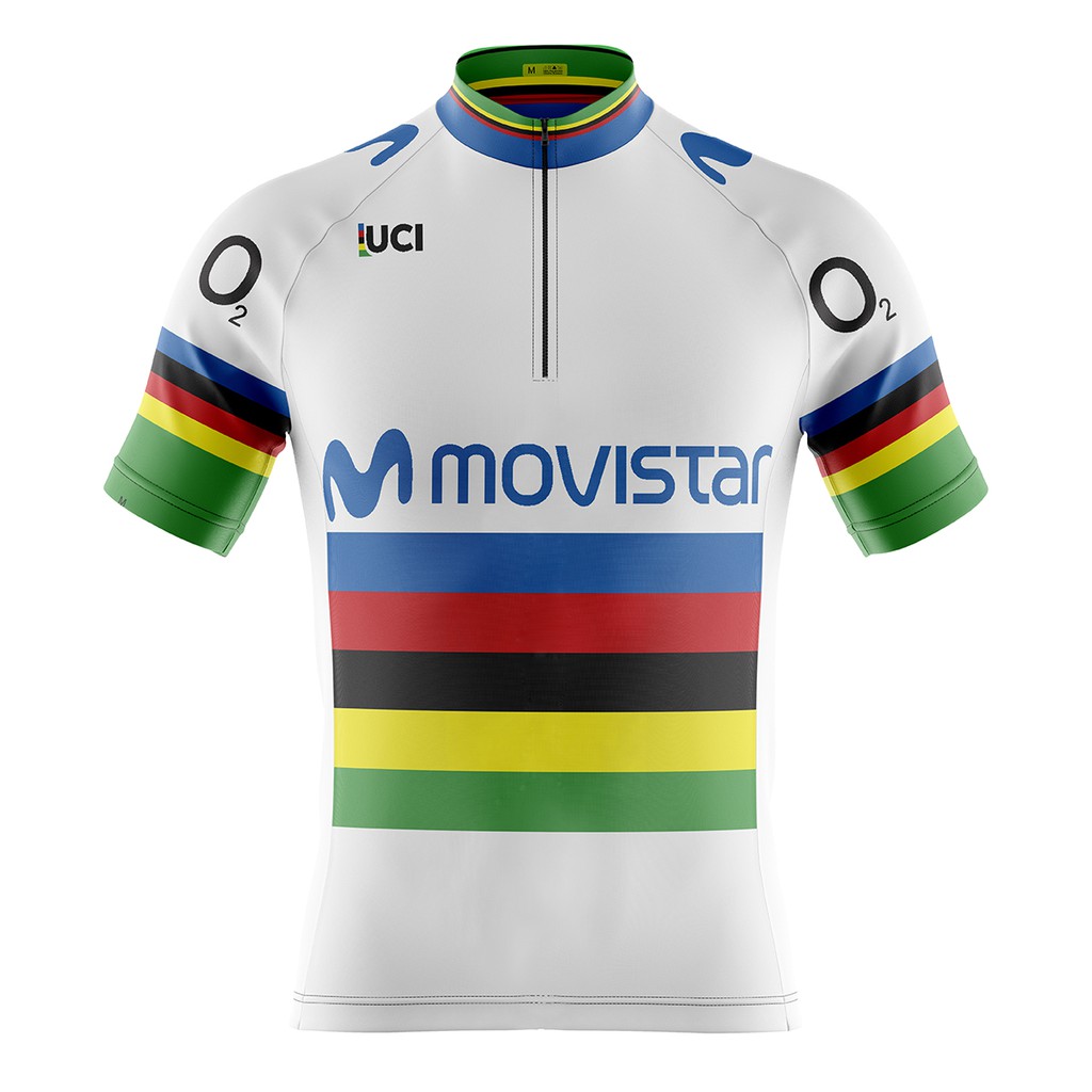 Un maillot spécial pour Movistar lors du Tour d'Espagne