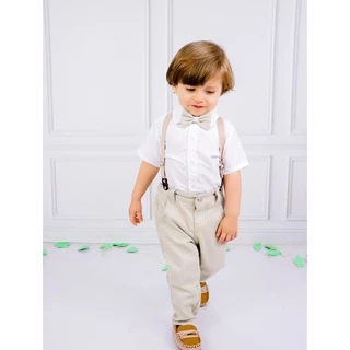 Conjunto Pajem Batizado CALÇA completo menino infantil