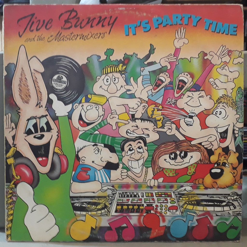 LP Disco De Vinil Jive Bunny And The Mastermixers It s Party Time 