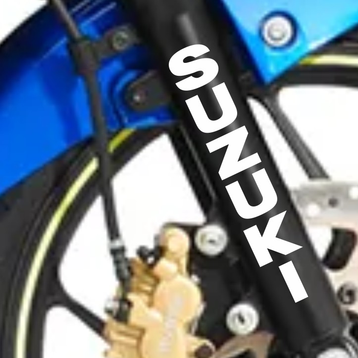 Adesivo Suzuki - GSX Burgman Bandit Intruder - Lateral e Bengala - 4 adesivos - 12 cores em vinil brilho