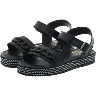 Sandália Papete Flatform Sola De Gorgorão com detalhe em uma tira