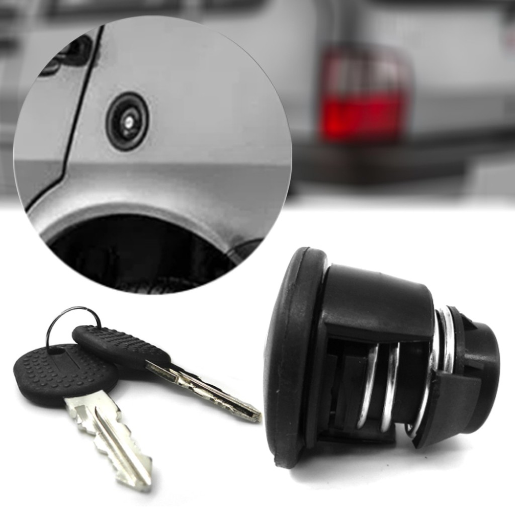 Tampa Tanque De Combustível com Chave UNO Premio Fiorino Pick UP Elba - Preto