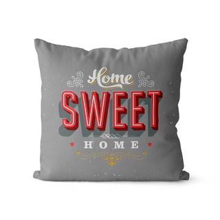 Capa para almofada decoração home sweet - diversas estampas