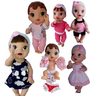 Roupas Boneca Baby Alive Hora Do Xixi Kit 6 Peças (29cm)Pronta