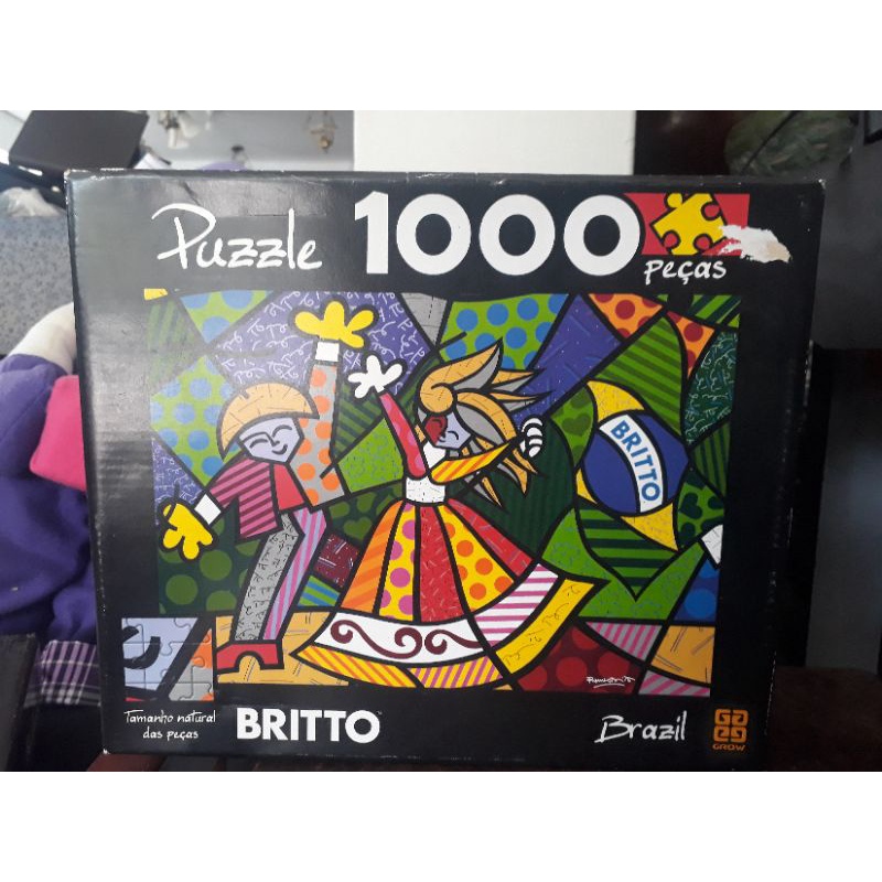 Jogo Quebra Cabeça Scooter Moto Antiga Puzzle 1000 Pçs Grow :  : Brinquedos e Jogos