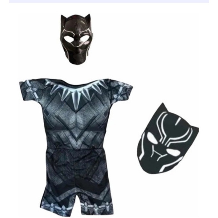 Comprar Fantasia Pantera Negra Completa + Máscara Cosplay Filme Traje Luxo  Profissional preço no Brasil loja online promoção Fantasias Cosplays  Profissionais - Produto item Ref:679972