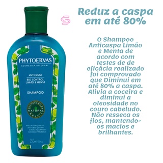 Shampoo Phytoervas Natural e Vegano Tratamento para Cabelo