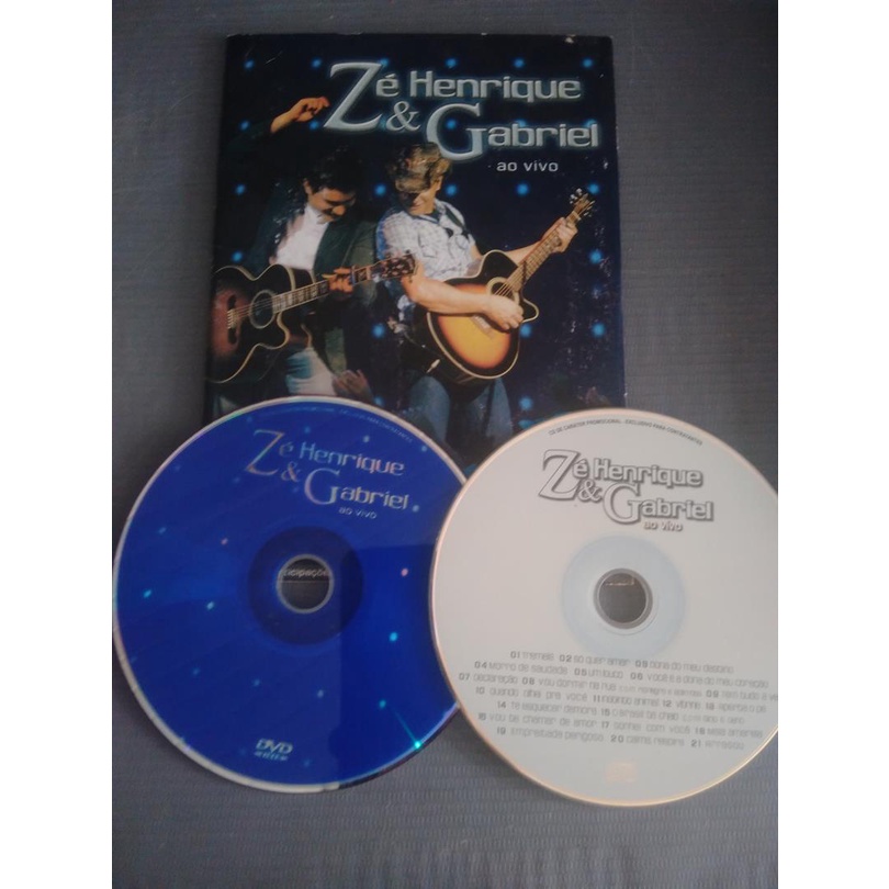 DVD SHOW - Zé Henrique E Gabriel - Ao Vivo 2007 | Shopee Brasil