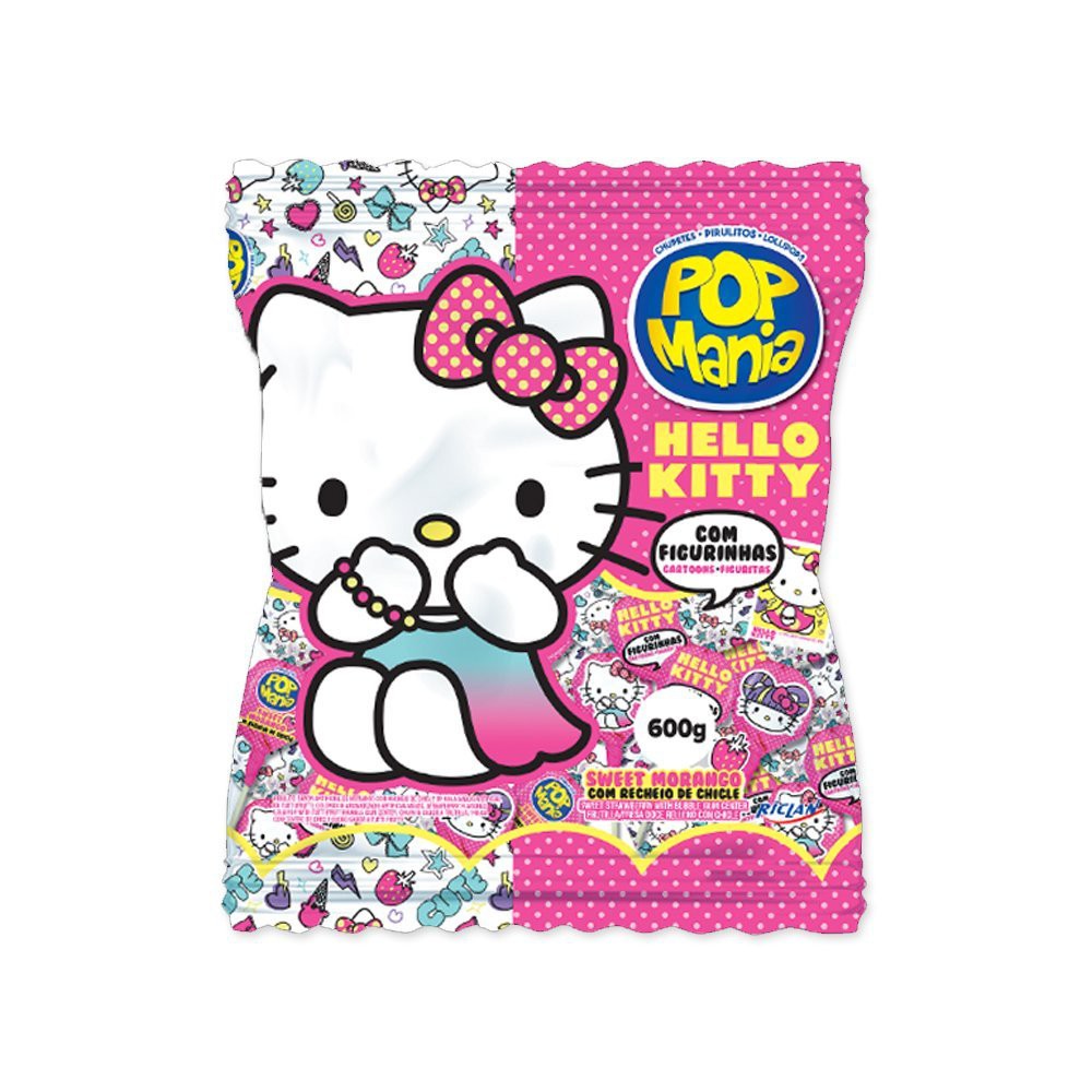 Anel Pirulito Pop Fun Hello Kitty - Dtc - MP Brinquedos