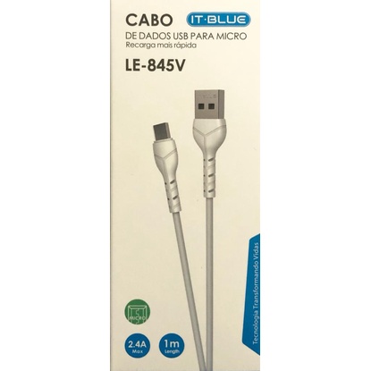 Cabo It-blue Micro Usb V8 Le-845v 1m 2.4a