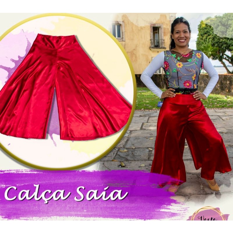 Calça pantalona best sale para dança gospel