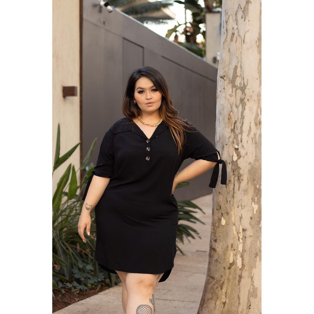 Vestido estilo store camisão plus size